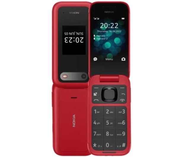 Nokia 2660 4G Flip Czerwony - 1258996 - zdjęcie